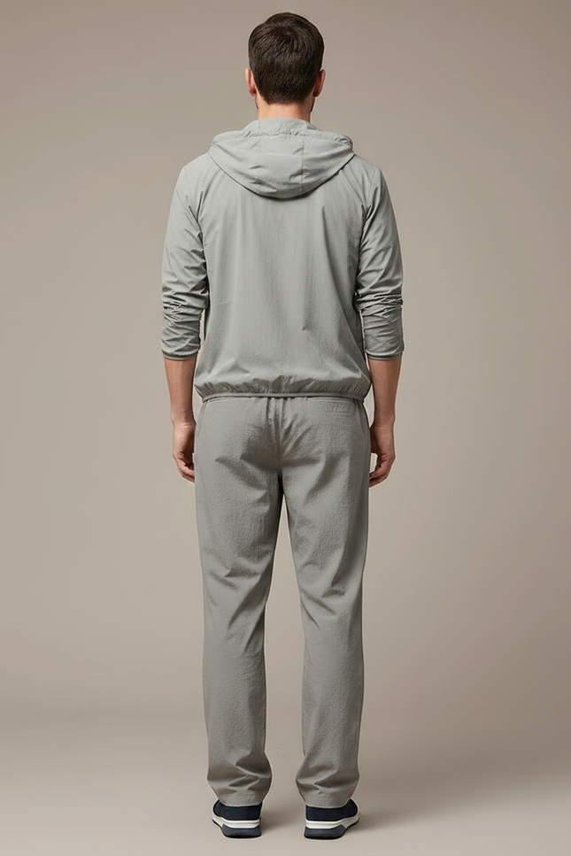 Pantalon Randonnée Gris Léger Ample Sport Décontracté - Polyester - vue 2