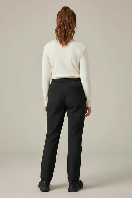 Pantalon Randonnée Noir Cargo Confortable Enfant - Polyester - vue 2