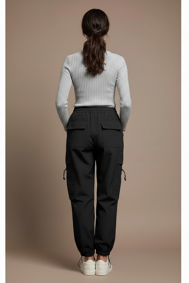 Pantalon Randonnée 065c - Noir Polyester - vue 2
