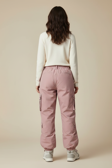Pantalon Randonnée 64cc - Rose Polyester - vue 2