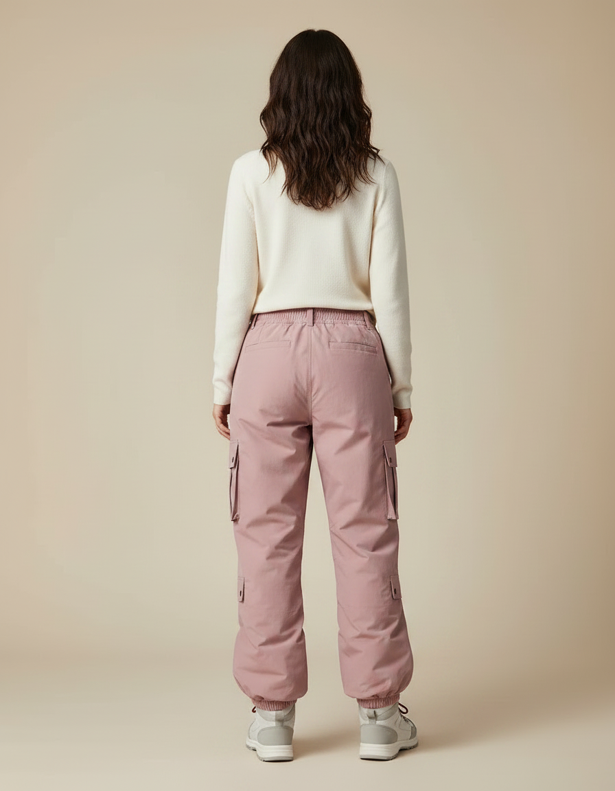Pantalon Randonnée 64cc - Rose Polyester - vue 2