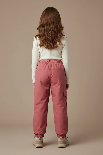 Pantalon Pour Randonnée Raquettes - Rose Polyester - vue 2