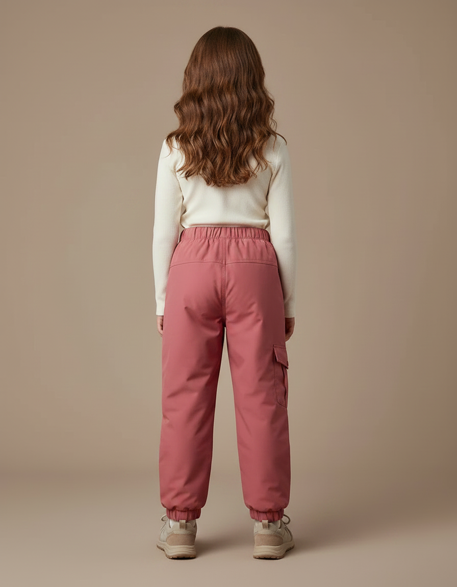 Pantalon Pour Randonnée Raquettes - Rose Polyester - vue 2