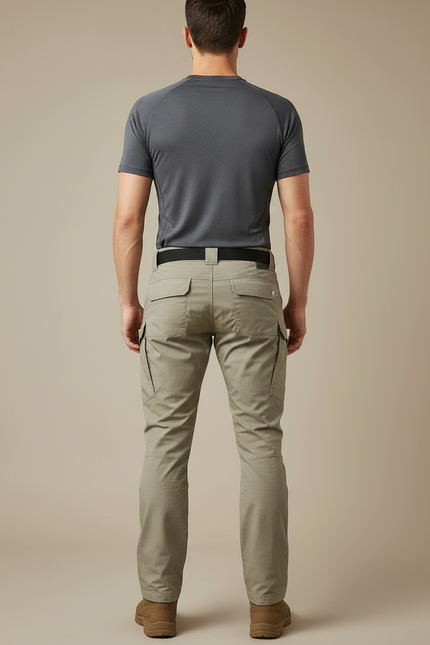 Pantalon Randonnée 3304 - Kaki Polyester - vue 2