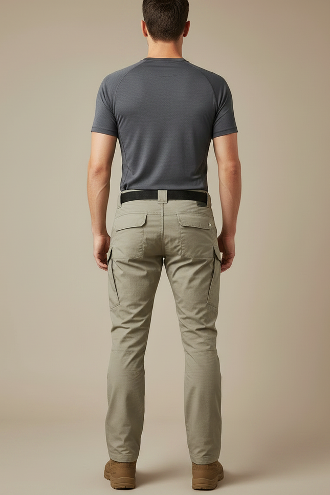 Pantalon Randonnée 3304 - Kaki Polyester - vue 2