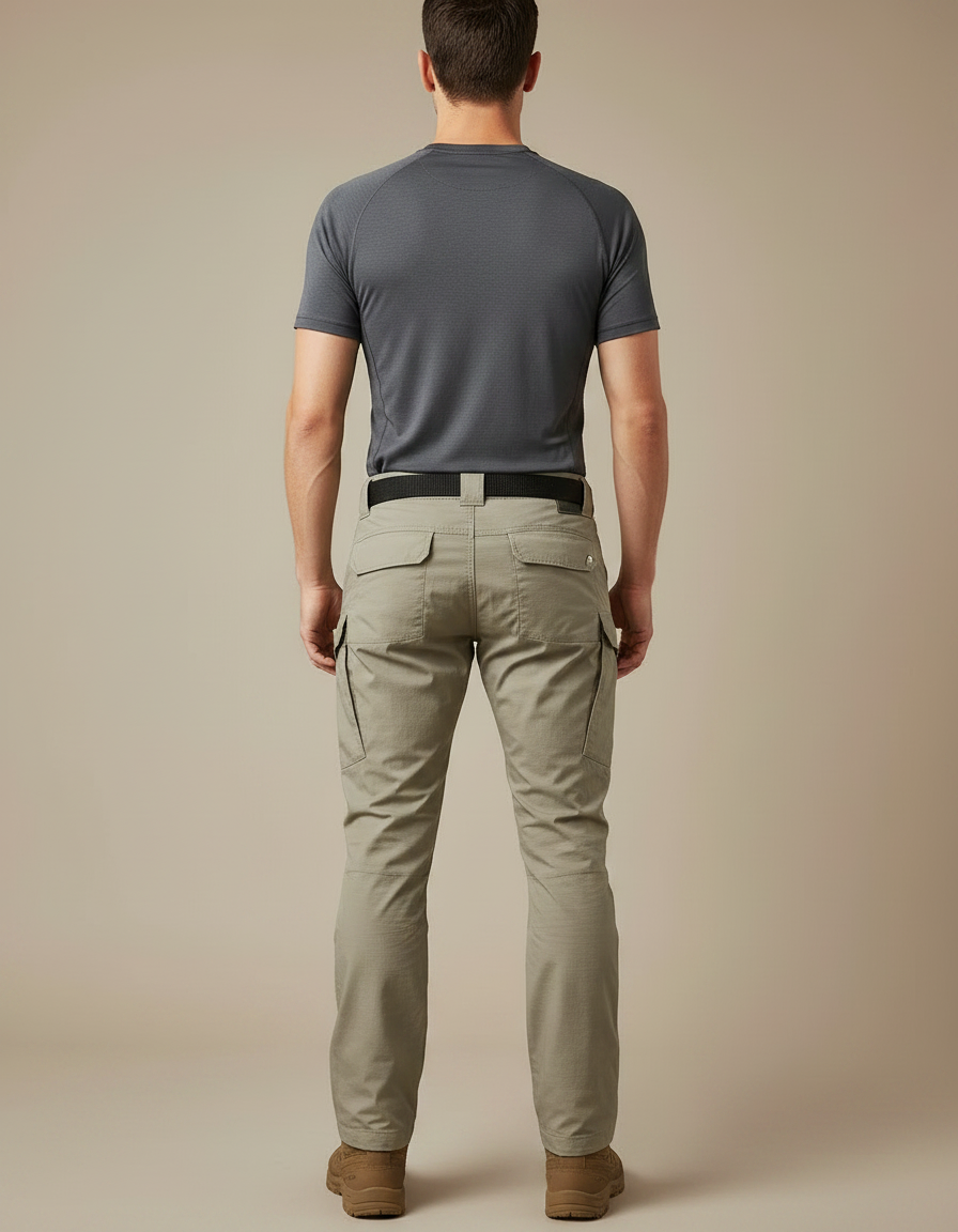 Pantalon Randonnée 3304 - Kaki Polyester - vue 2