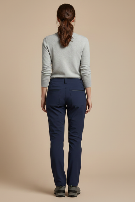 Pantalon Randonnée D277 - Marine Polyester - vue 2