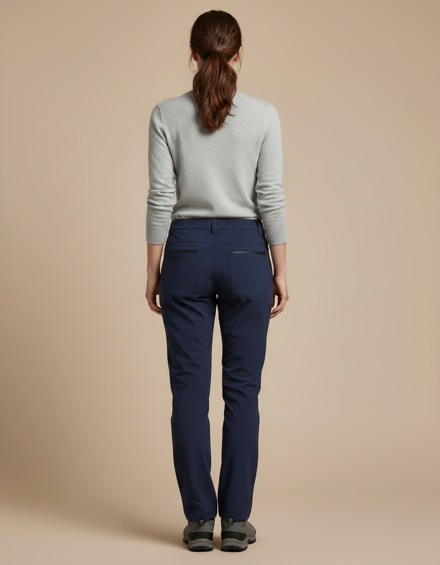 Pantalon Randonnée D277 - Marine Polyester - vue 2