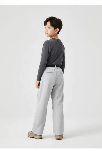 Pantalon Randonnée Gris Ample Décontracté Unisexe - Polyester - vue 2