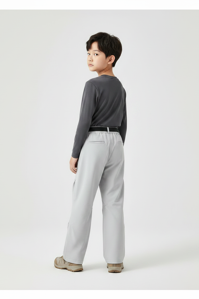 Pantalon Randonnée Gris Ample Décontracté Unisexe - Polyester - vue 2