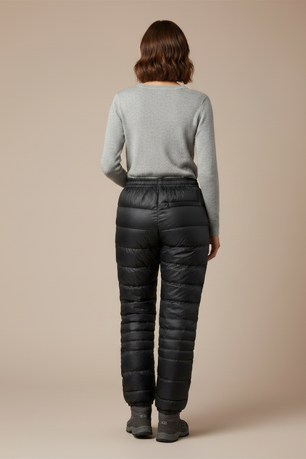 Pantalon Randonnée Raquette - Noir Polyester - vue 2