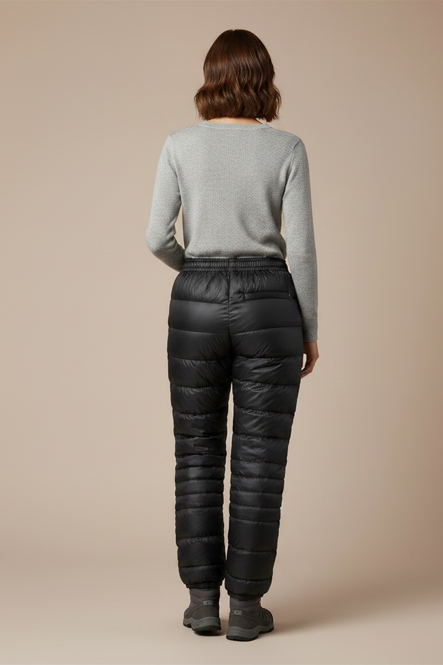 Pantalon Randonnée Raquette - Noir Polyester - vue 2