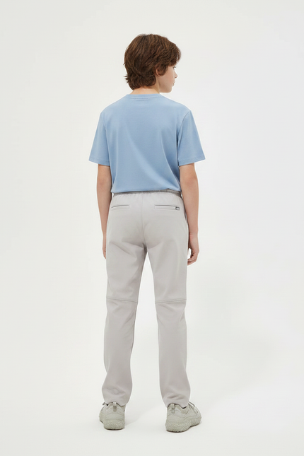 Pantalon Randonnée Gris Cordon Ample Enfant Sport - Polyester - vue 2