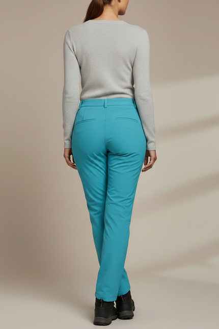 Pantalons De Randonnée Femme - Bleu Polyester - vue 2