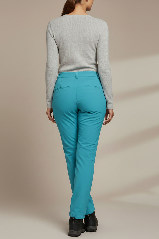 Pantalons De Randonnée Femme - Bleu Polyester - vue 2