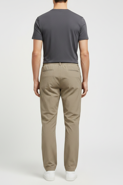 Pantalon Randonnée Kaki Léger Ample Décontracté Sport - Polyester - vue 2