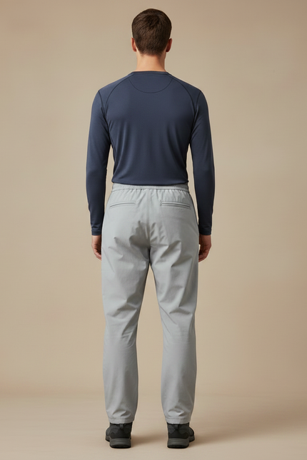 Pantalon Randonnée Gris Homme Léger Confortable Cargo - Polyester - vue 2