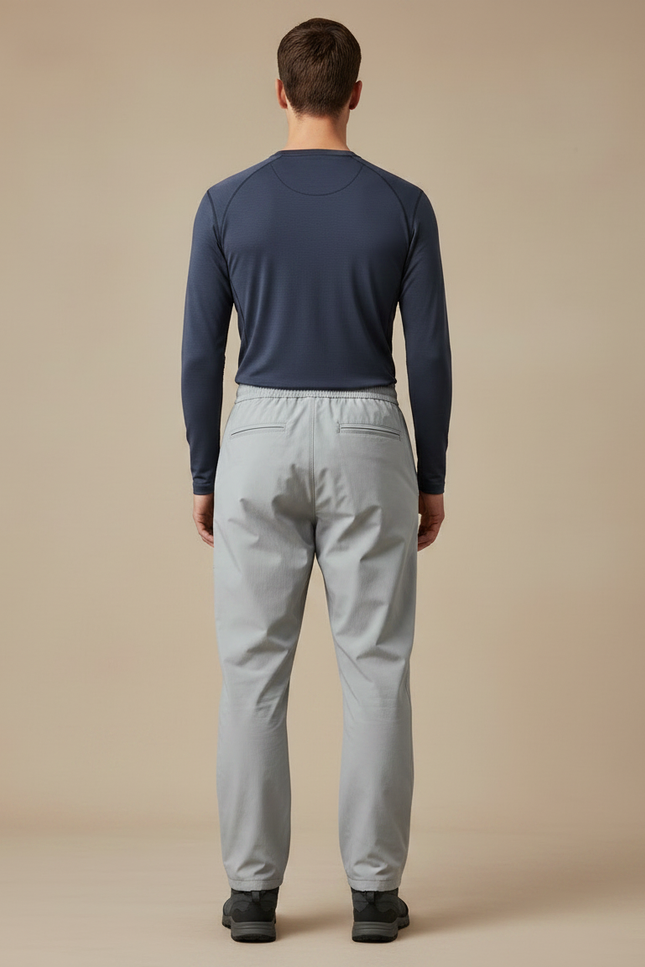 Pantalon Randonnée Gris Homme Léger Confortable Cargo - Polyester - vue 2