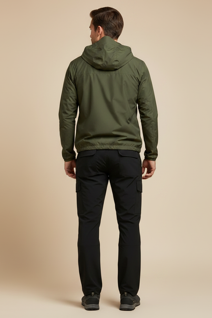 Pantalon Randonnée Noir Cargo Tactique Léger Homme - Polyester - vue 2