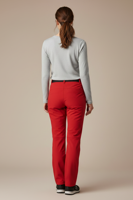 Pantalon Randonnée Rouge - Polyester - vue 2