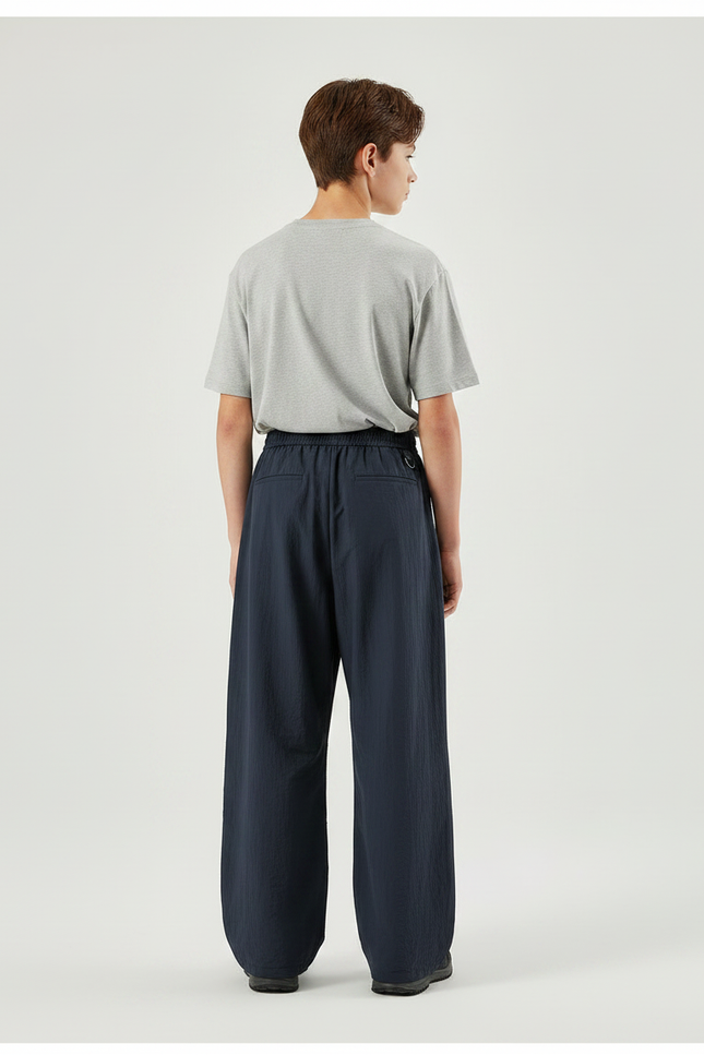 Pantalon Randonnée Bleu Marine Ample Léger Enfant - Polyester - vue 2