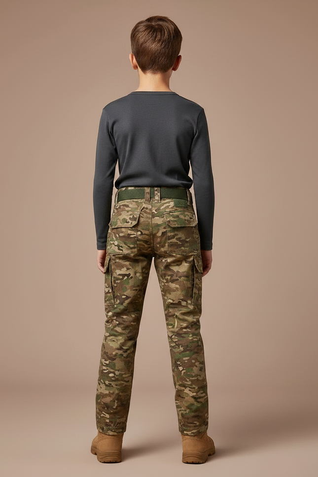 Pantalon Randonnée 8014 - Multicolore Toile - vue 2