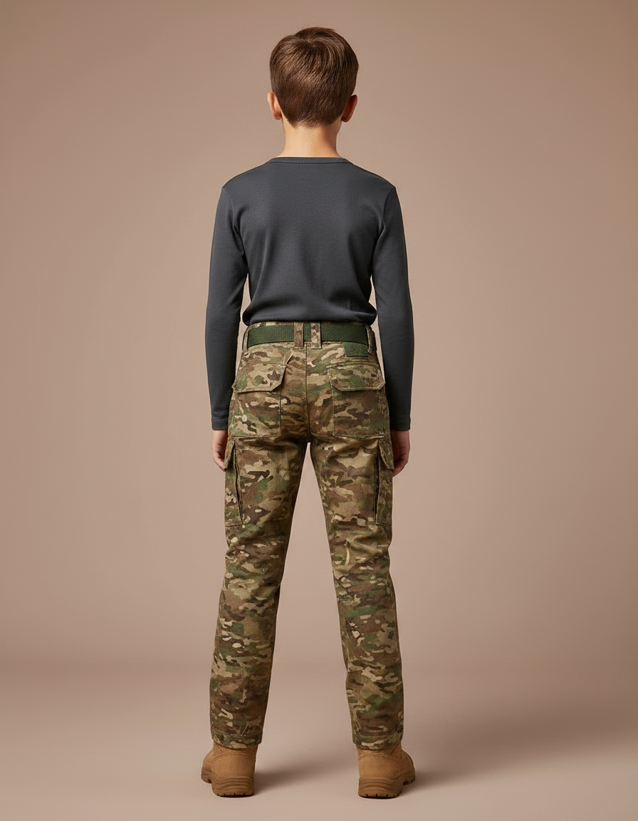 Pantalon Randonnée 8014 - Multicolore Toile - vue 2