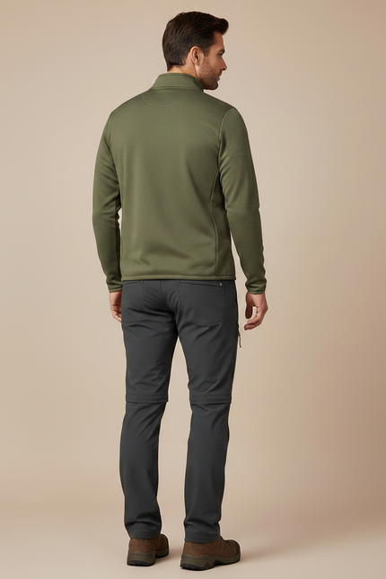 Pantalon Randonnée Modulable Homme - Gris Polyester - vue 2