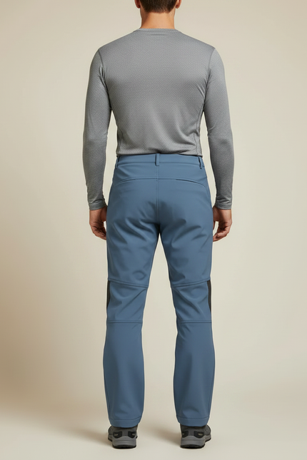 Pantalon De Randonnée Hiver - Bleu Polyester - vue 2