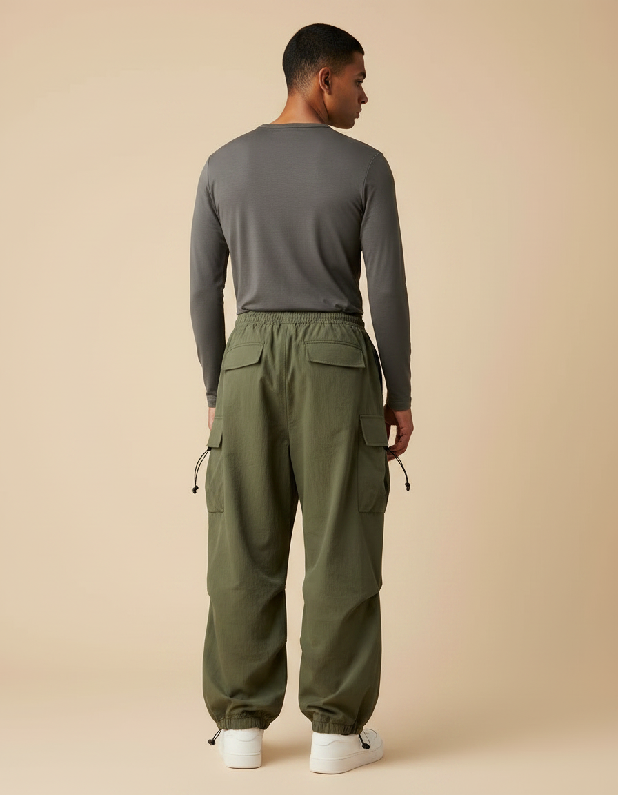 Pantalon Randonnée 744f - Kaki Polyester - vue 2