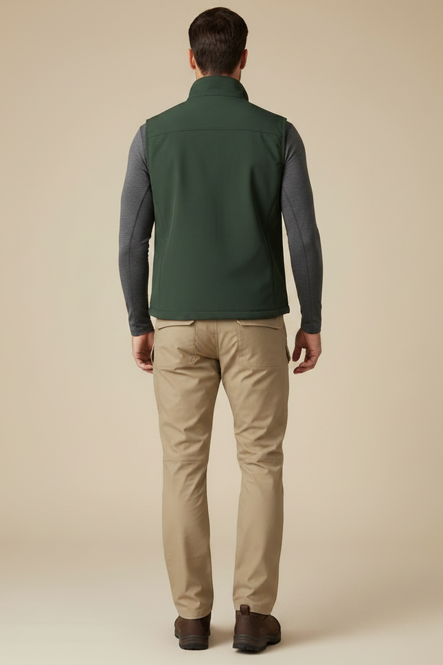 Pantalon Randonnée Beige Cargo Coupe Droite Homme - Polyester - vue 2