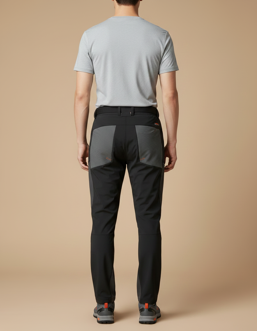 Pantalons De Randonnée - Noir Polyester - vue 2
