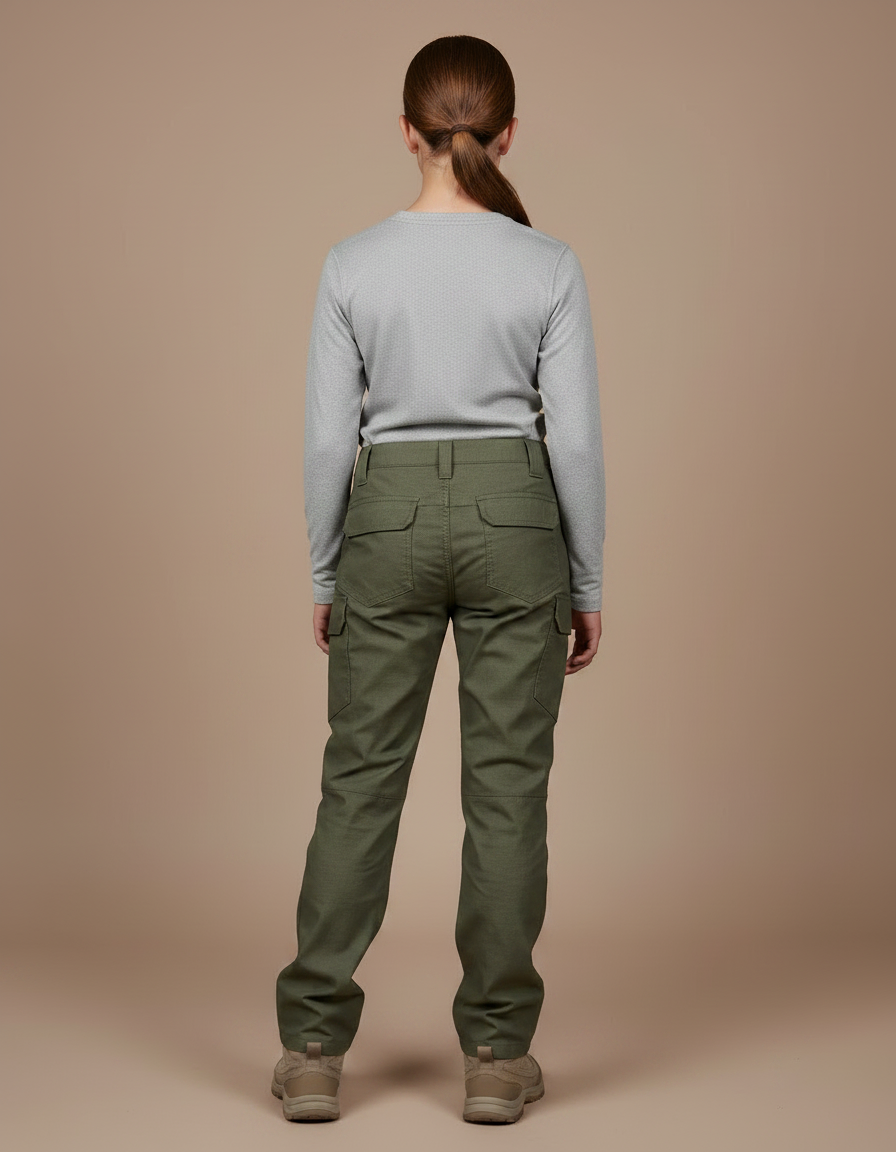 Pantalon Randonnée 07eb - Kaki Toile - vue 2