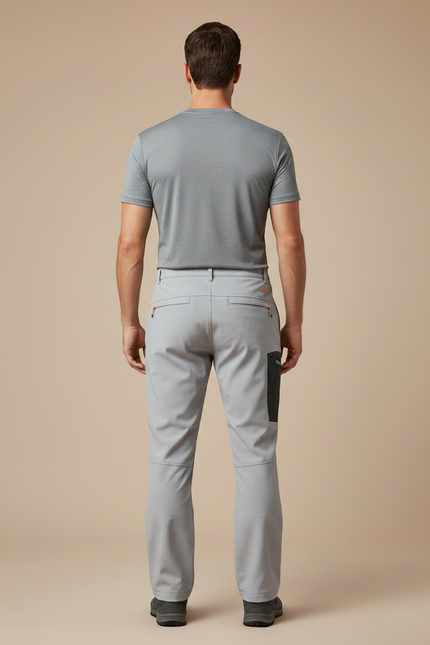 Pantalon Randonnée Neige Homme - Gris Polyester - vue 2