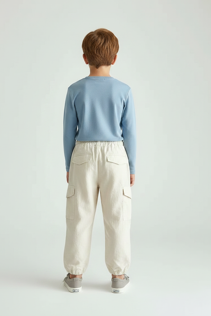 Pantalon Randonnée C3eb - Beige Lin - vue 2