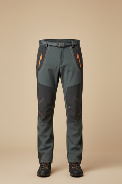 Pantalon De Randonnée Hiver Homme - Gris Polyester - vue 3