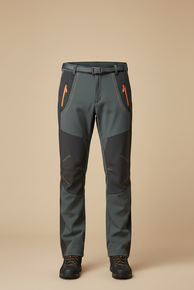 Pantalon De Randonnée Hiver Homme - Gris Polyester - vue 3
