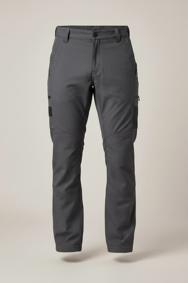 Pantalon Randonnée Gris Homme Résistant Coupe Droite - Polyester - vue 3