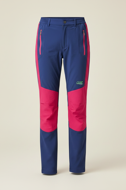 Pantalon Randonnée Femme Bicolore Séchage Rapide Extensible - Multicolore Polyester - vue 3