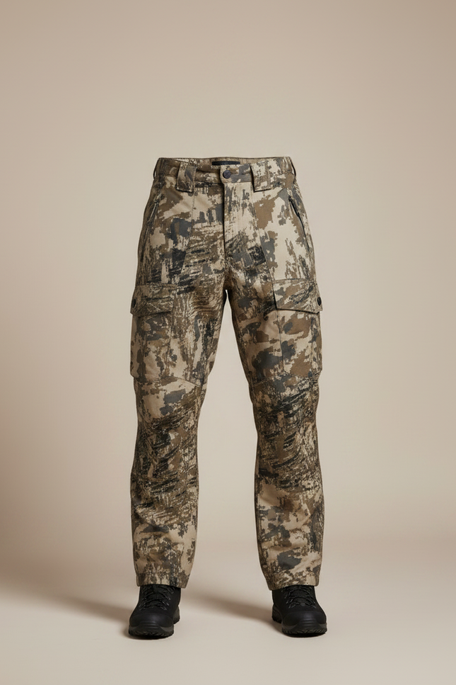 Pantalon Randonnée Camouflage Homme Chasse Épais Isolant - Multicolore Polyester - vue 3