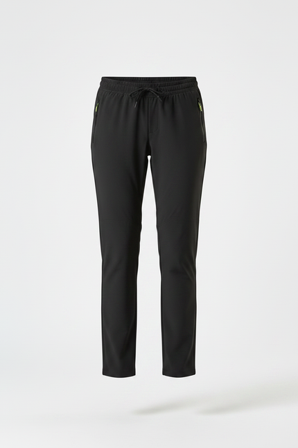 Pantalon Randonnée Noir Droit Respirant Femme Léger - Polyester - vue 3