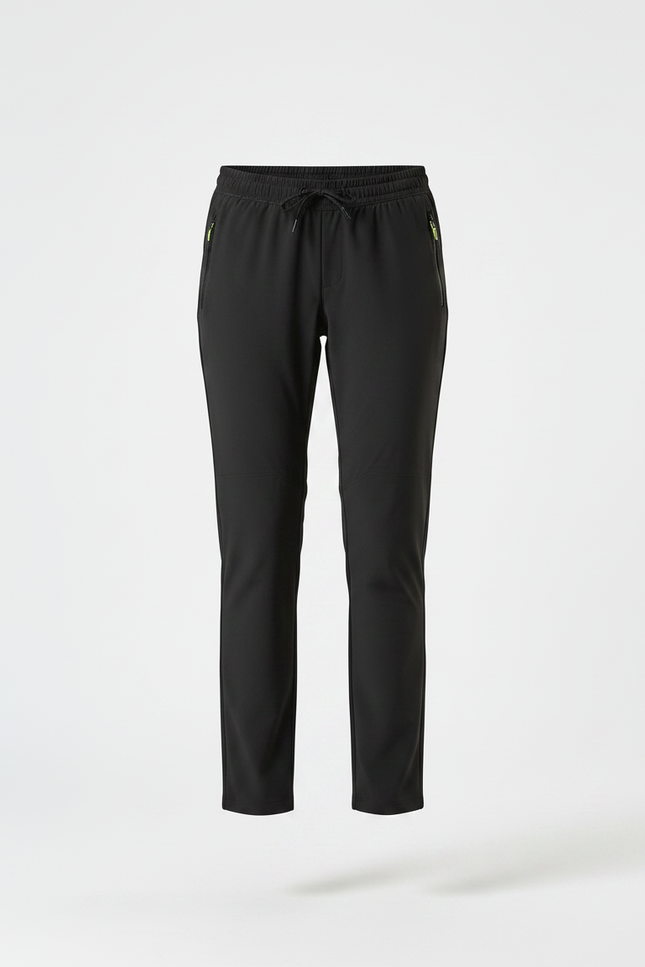 Pantalon Randonnée Noir Droit Respirant Femme Léger - Polyester - vue 3