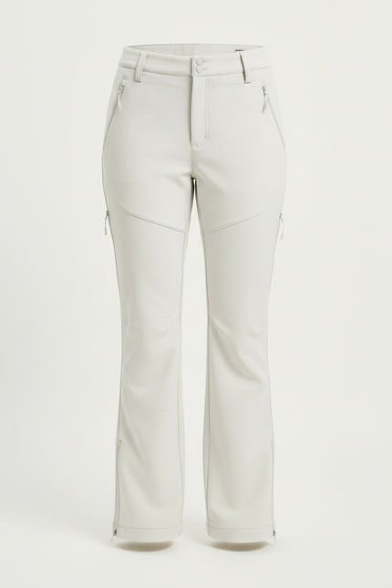 Pantalon Randonnée Femme Beige - Polyester - vue 3