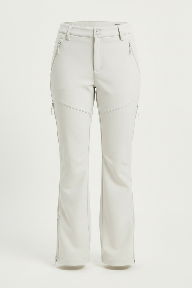 Pantalon Randonnée Femme Beige - Polyester - vue 3