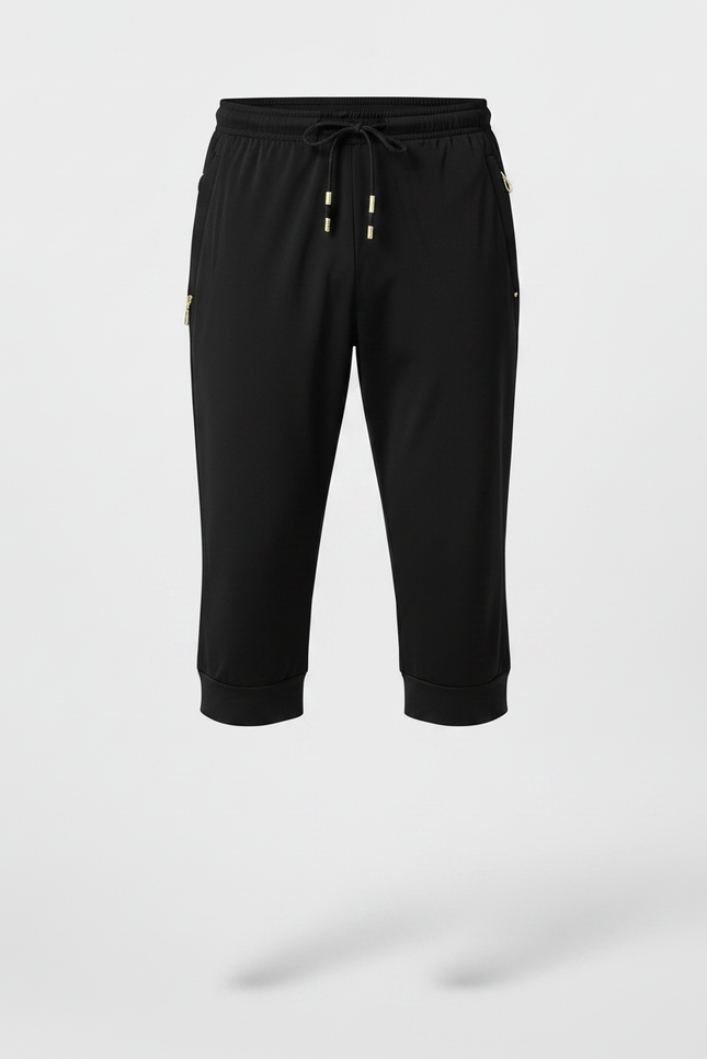 Pantalon Randonnée Noir Capri Sport Léger Séchage Rapide - Polyester - vue 3