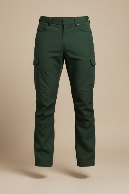 Pantalon Randonnée Vert Homme Cargo Tactique Résistant - Polyester - vue 3