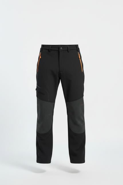 Pantalon Randonnée Softshell - Noir Polyester - vue 3