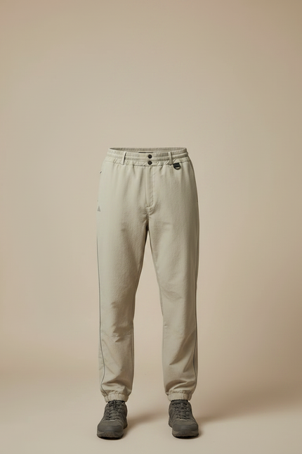 Pantalon Randonnée Beige Ample Léger Sport Homme - Polyester - vue 3