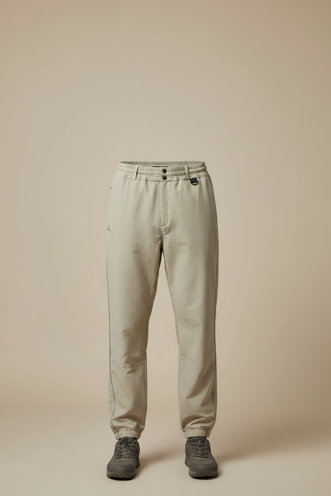 Pantalon Randonnée Beige Ample Léger Sport Homme - Polyester - vue 3