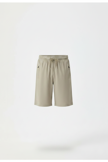 Pantalon Randonnée Court Beige Léger Enfant - Polyester - vue 3